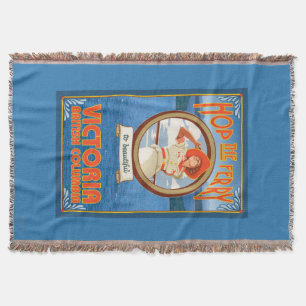 Frauen-Reitfähre - Victoria, BC Kanada Decke