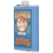 Frauen-Reitfähre - Victoria, BC Kanada Flachmann (Links)