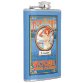 Frauen-Reitfähre - Victoria, BC Kanada Flachmann (Rechts)