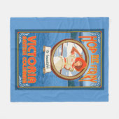 Frauen-Reitfähre - Victoria, BC Kanada Fleecedecke (Vorderseite (Horizontal))