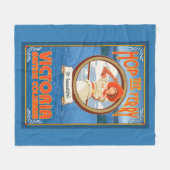 Frauen-Reitfähre - Victoria, BC Kanada Fleecedecke (Vorderseite (Horizontal))