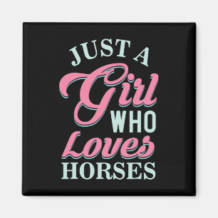 Frauen Reittiere Geschenke Niedliches Reiten Magnet