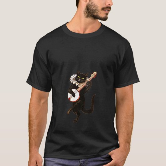 Frauen Renaissance Mittelalter Alberne Weiße Katze T-Shirt (Vorderseite)