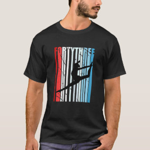 Frauen Retro Frauen 43. Tänzerin Geburtstag Tanz L T-Shirt