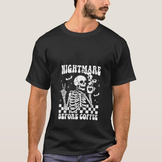 Frauen Retro Groovy Nightmare vor Kaffeehaus T-Shirt (Vorderseite)