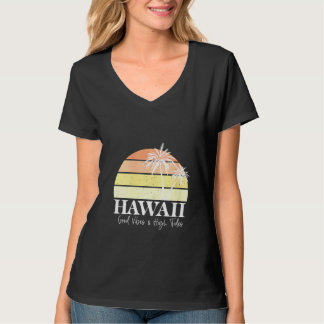Frauen Retro Hawaii Hawaii Summer Beach Tropical T-Shirt