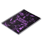 Frauen-Ringer-Fan-Notizbuch-Journal Notizblock (Linke Seite)