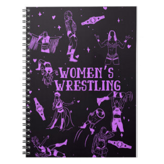 Frauen-Ringer-Fan-Notizbuch-Journal Notizblock