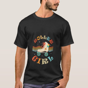 Frauen Roller Girl Retro Vintage Styleszene T-Shirt