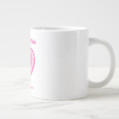 Frauen Rosa Brustkrebs Überlebende geben Frauen Ma Jumbo-Tasse (Rechts)