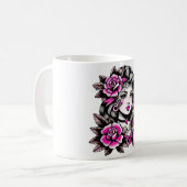 Frauen-Rosen-Kaffeetasse Kaffeetasse (Vorderseite Links)