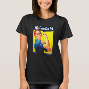 Frauen Rosie The Riveter We Can Do It! Frauen Fem T-Shirt