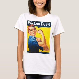 Frauen Rosy das Riveter T Shirt - Wir können es t