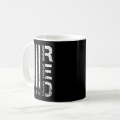 Frauen Rot Remember Everyone Deployed Militär Frei Kaffeetasse (Vorderseite Links)
