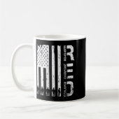 Frauen Rot Remember Everyone Deployed Militär Frei Kaffeetasse (Links)