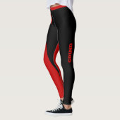 Frauen rot und schwarze Leggings (Links)