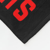 Frauen Roter Little Schwester Herzerkrankung Bewus Fleecedecke (Ecke)