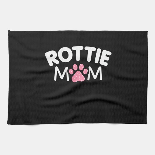 Frauen Rottie Mama Apparel Rottweiler Eigentümer L Geschirrtuch (Horizontal)