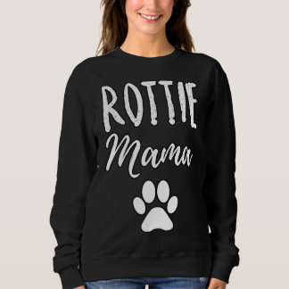 Frauen Rottie Mama für Rottweiler-Hundemama Sweatshirt
