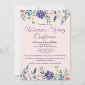 Frauen-Rückzugskonferenz oder Veranstaltung der Bl Einladung (Vorderseite)