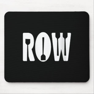 Frauen Ruderpaddel Minimalistische Crew Team Enthu Mousepad