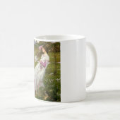 Frauen sammeln Blume im Wind Kaffeetasse (VorderseiteRechts)