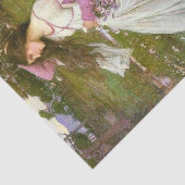 Frauen sammeln Blume im Wind Seidenpapier (Ausschnitt)