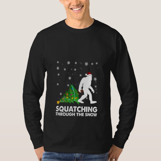 Frauen Sasquatch Bigfoo quatschen durch den Sno T-Shirt (Vorderseite)