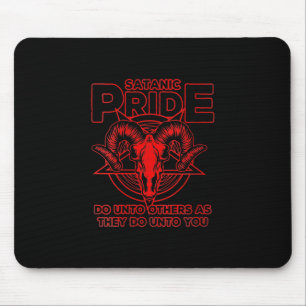 Frauen Satanic Pride Satanismus Pagan Ziege Satan Mousepad