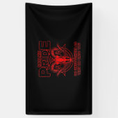 Frauen Satanismus Heidenziege Satan Banner (Vertikal)