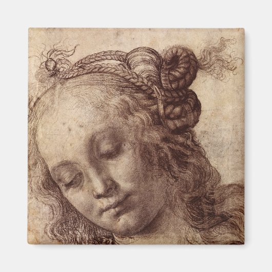 Frauen schauen nach unten magnet (Vorne)