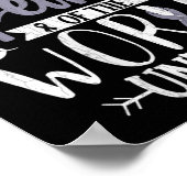 Frauen schlechte Speller der Welt Untie Funny Dysl Poster (Ecke)