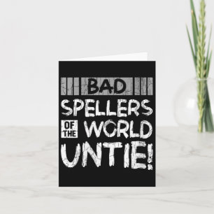 Frauen schlechter Speller in der Welt, ungebremst  Karte