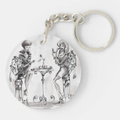 Frauen Schlüsselanhänger (Rückseite)
