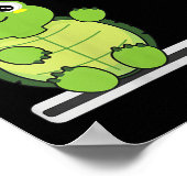 Frauen schön Gerettet Meer, kein Plastik Poster (Ecke)