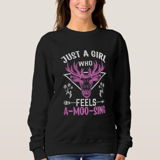Frauen Schottischer Highland Cattle Bauer Cattle B Sweatshirt (Vorderseite)