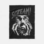 Frauen schrecken Horror mit dem Sder Terror Creepy Fleecedecke (Vorderseite)