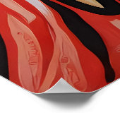 Frauen schreien poster (Ecke)