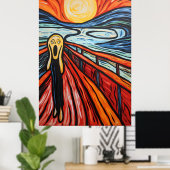 Frauen schreien poster (Heimbüro)