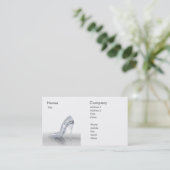 Frauen-Schuh - Visitenkarte (Stehend Vorderseite)