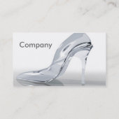 Frauen-Schuh - Visitenkarte (Rückseite)