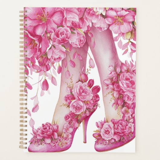 Frauen Schuhe mit Blume Planer (Vorderseite)