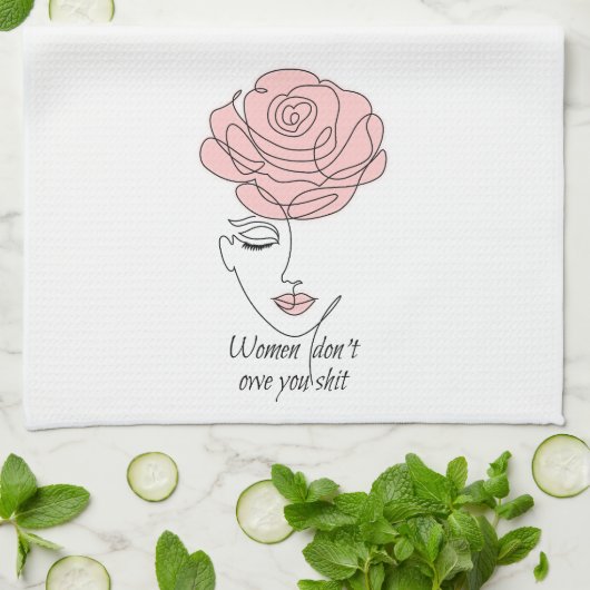 Frauen schulden dir kein Küchentuch (Gefaltet)