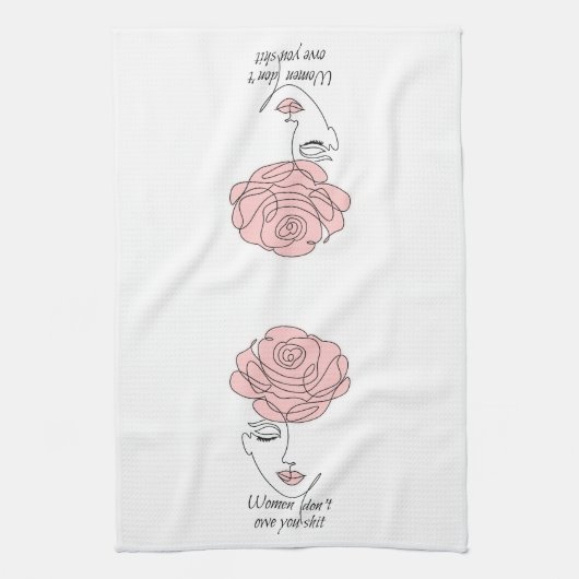 Frauen schulden dir kein Küchentuch (Vertikal)