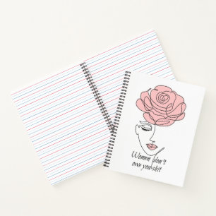 Frauen schulden dir kein Notebook Notizblock