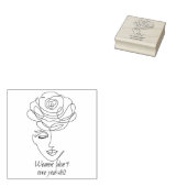 Frauen schulden dir keine Briefmarke Gummistempel (Stempel)