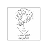 Frauen schulden dir keine Briefmarke Gummistempel (Prägung)