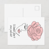 Frauen schulden dir keine Postkarte (Vorne/Hinten)