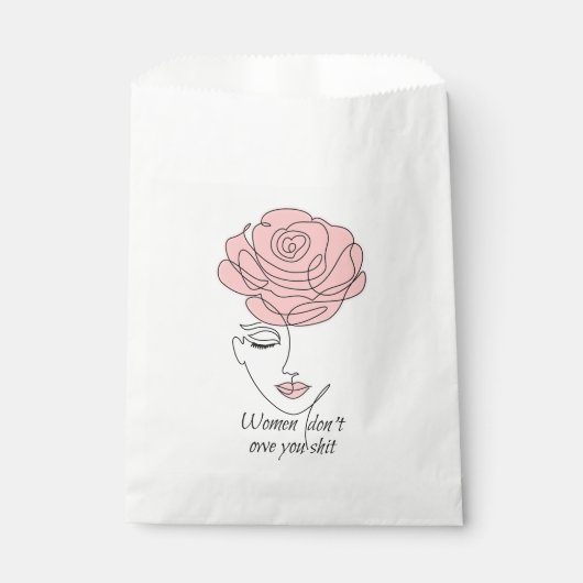 Frauen schulden dir keine Taschen Geschenktütchen (Vorderseite)