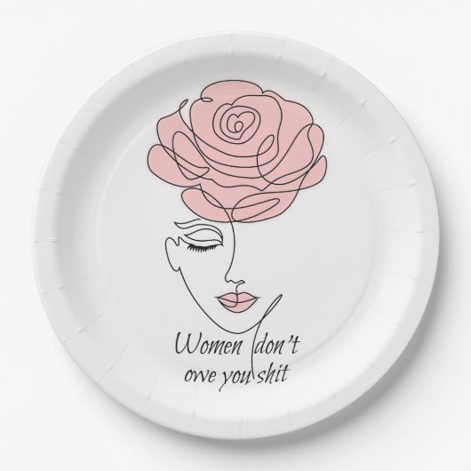 Frauen schulden dir keine Teller (Vorderseite)